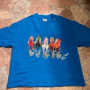 90’s Vintage Horse Racing T-Shirt Size XL
